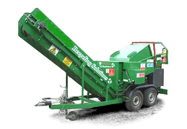 Materials recycling machinery equipment